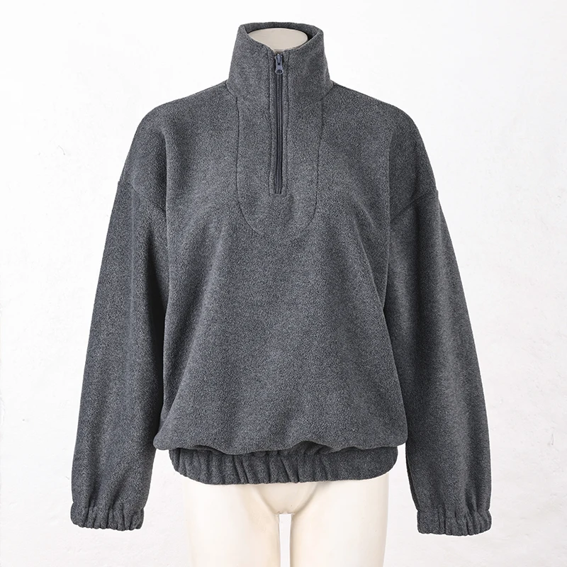 Pink Winter Lamb Fleece Hoodie Women Zipper Lapel Pullover флисовая кофта женская кофта женская