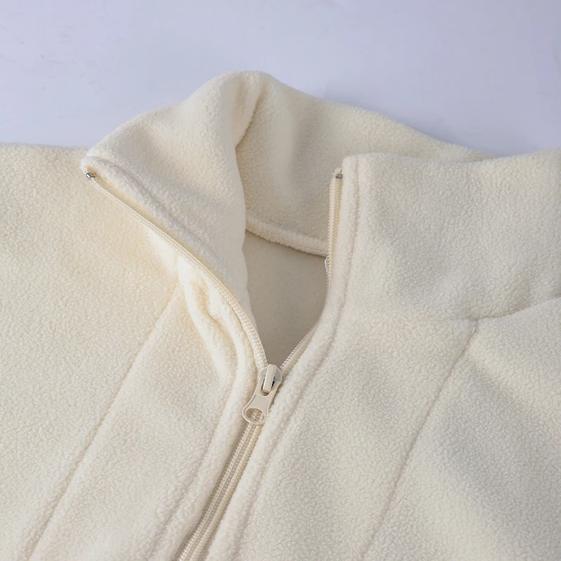 Pink Winter Lamb Fleece Hoodie Women Zipper Lapel Pullover флисовая кофта женская кофта женская