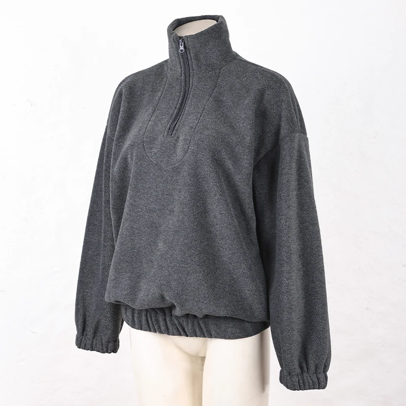 Pink Winter Lamb Fleece Hoodie Women Zipper Lapel Pullover флисовая кофта женская кофта женская