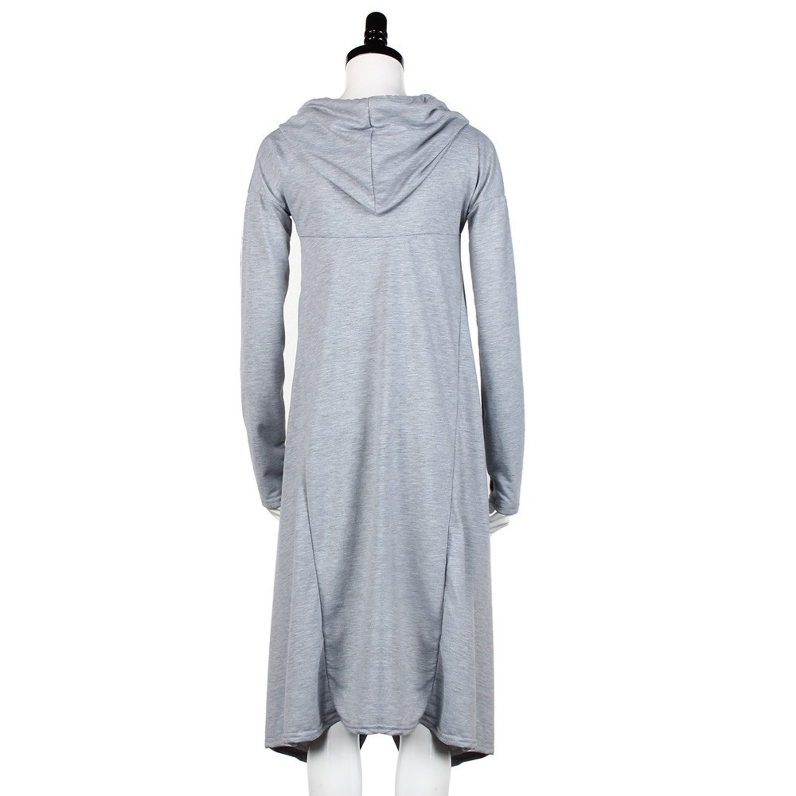 Plus Size 5XL Irregular Long Hoodies Women Sweatshirt Cloak Fashion Drawstring Pocket Oversize Hoodies Lady Hooded Pullover Coat
