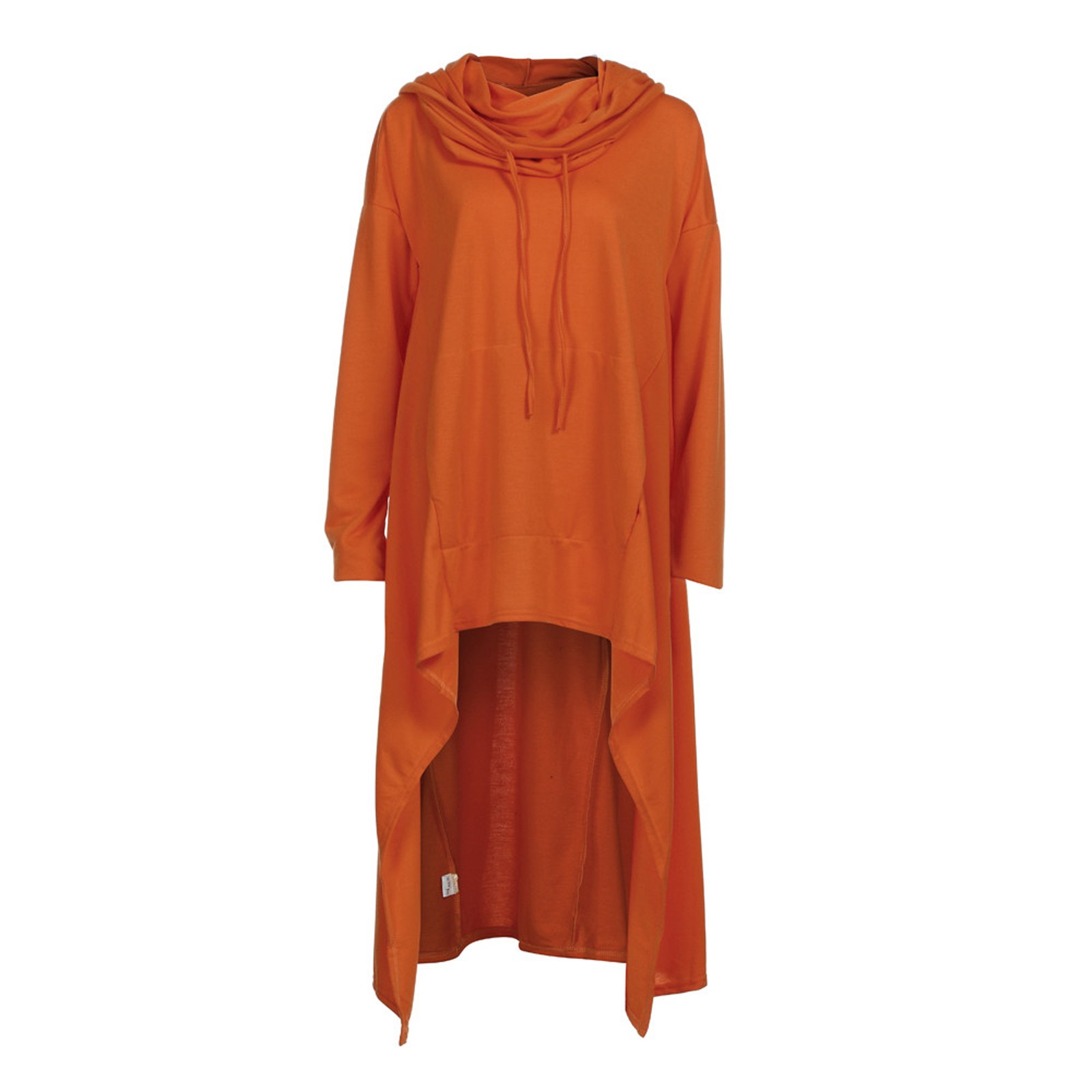 Plus Size 5XL Irregular Long Hoodies Women Sweatshirt Cloak Fashion Drawstring Pocket Oversize Hoodies Lady Hooded Pullover Coat