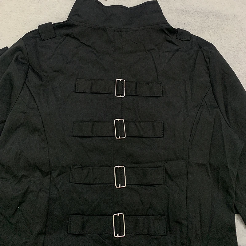 Y2K Light Subculture gothic punk Dark Style Casual Zipper Jacket Top 2000s Retro High Street Fashion Versatile Zipper Jacket Emo