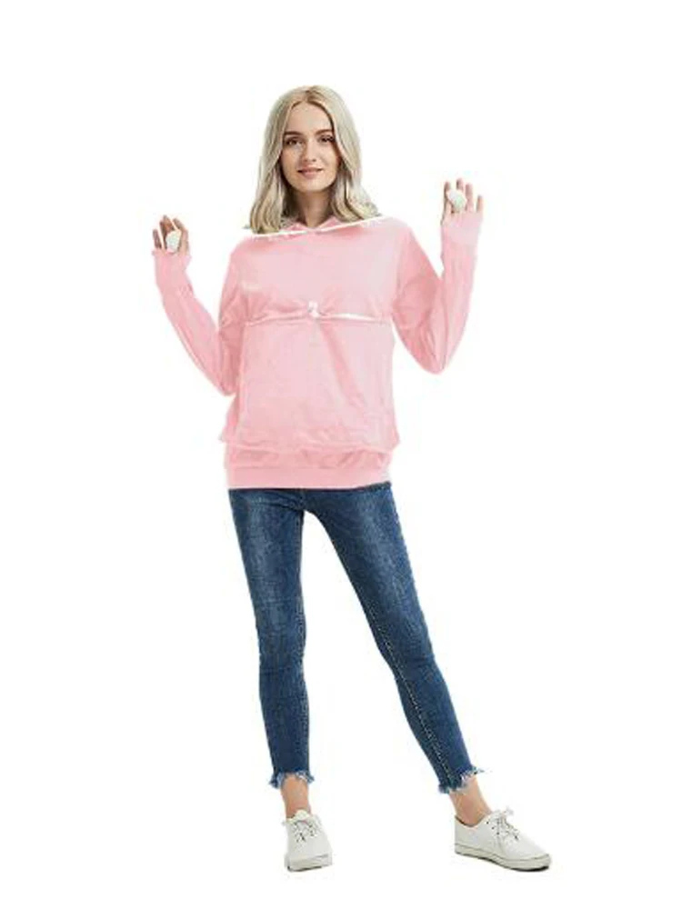 2024 New High Quality Cat Lovers Hoodies Fashion Ears Cuddle Pouch Dog Pet Hoodies for Casual Kangaroo Pullovers Sweatshirt Tops