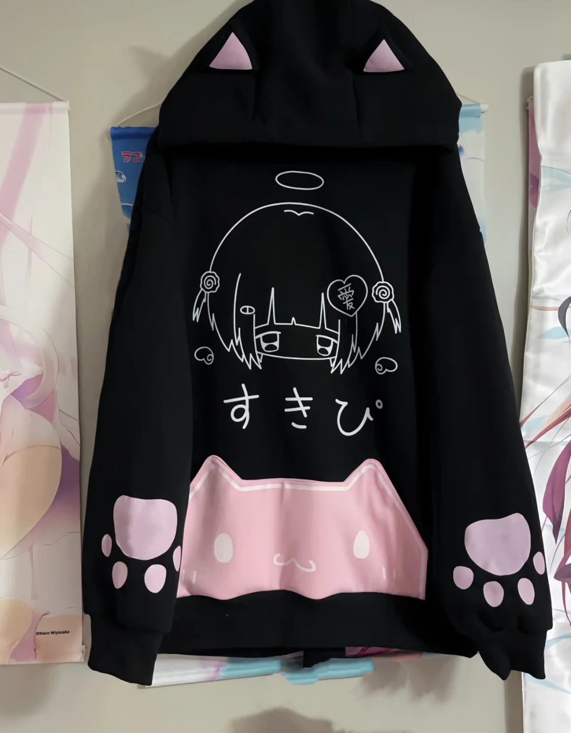 Y2K Aesthetic Grunge Subcultural American Streetwear Punk 2000s E-girls Harajuku Gothic Kawaii Sweatshirt Anime Hoodie Tops