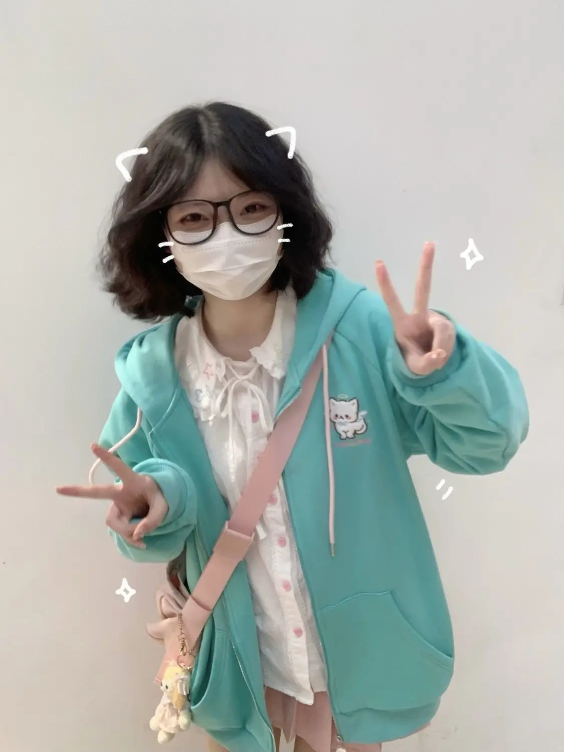 Y2K Aesthetic Grunge Subcultural American Streetwear Punk 2000s E-girls Harajuku Gothic Kawaii Sweatshirt Anime Hoodie Tops