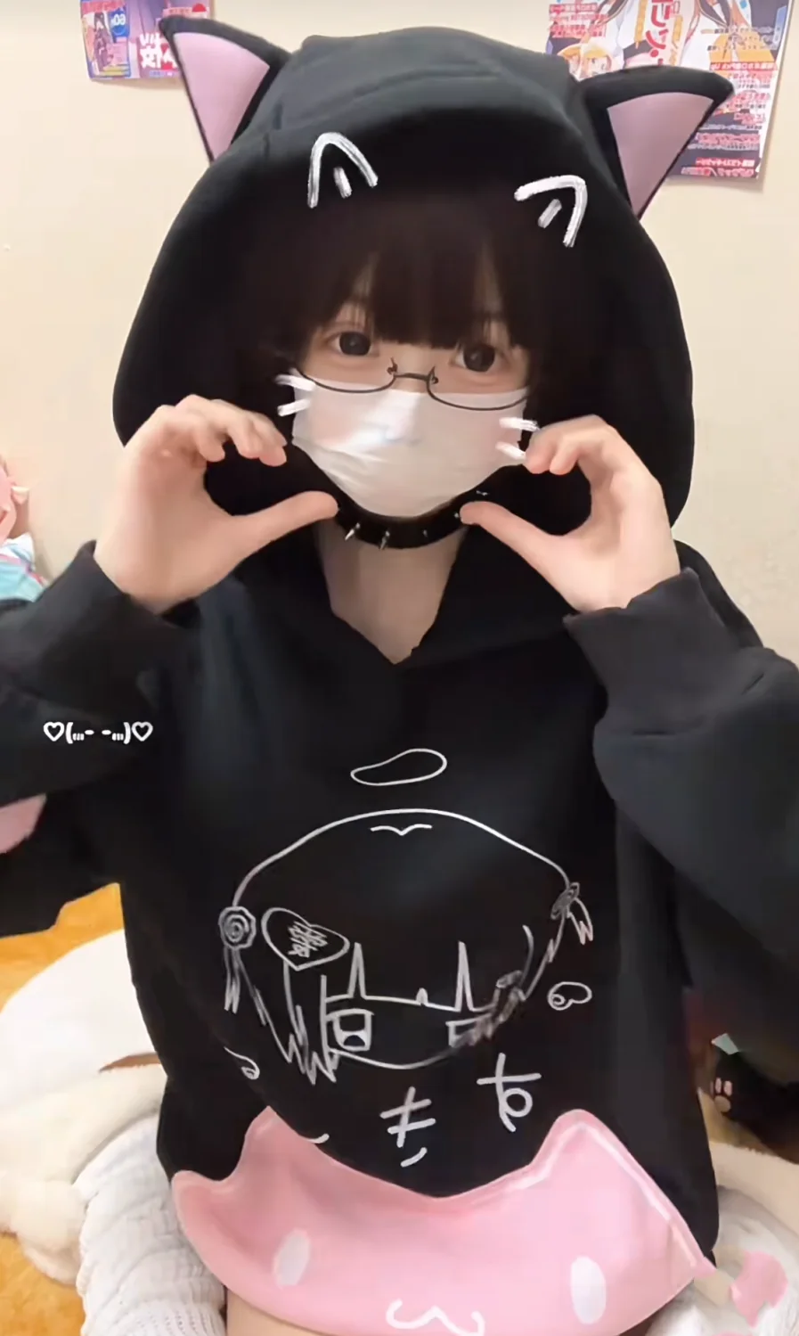 Y2K Aesthetic Grunge Subcultural American Streetwear Punk 2000s E-girls Harajuku Gothic Kawaii Sweatshirt Anime Hoodie Tops