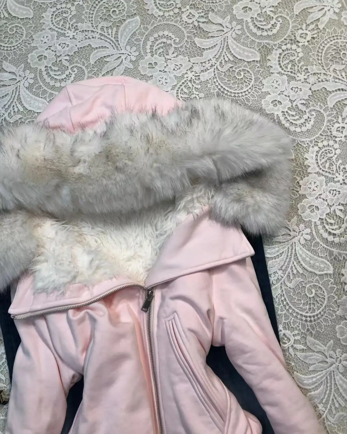 White Hoodie 2000s Cute Clothes Spicy Girls Streetwear High Street Classic Minimalist Unique Casual Jacket Faux Fur Collar Hoody