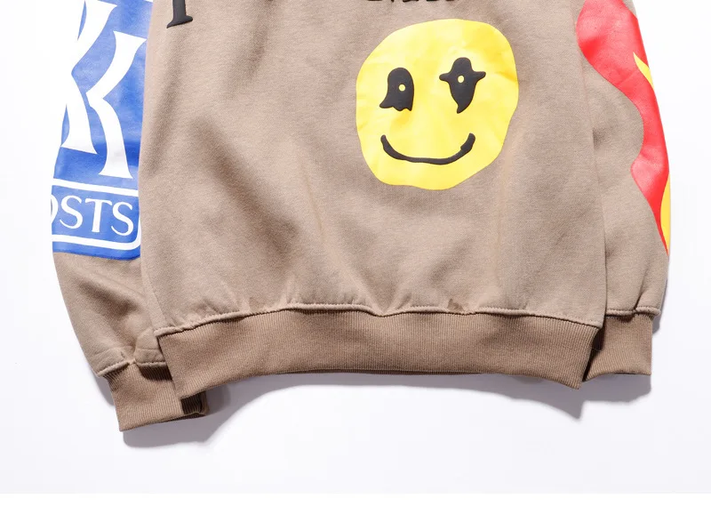 Sweatshirts Women Fleece Print O-neck Pullovers Women Streetwear Harajuku Loose Autumn Winter Sweatshirt Casual Couple Clothes