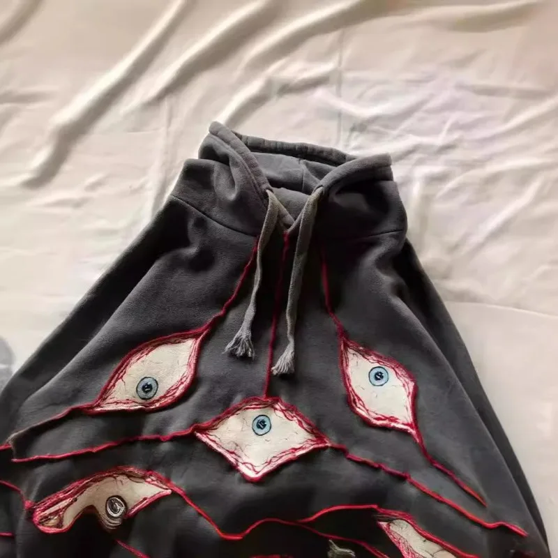 Y2k Tops Women Clothing Streetwear BF Hoodies Harajuku Goth Embroidery Hooded Sweatshirts 2025 Ropa Mujer Casual Fashion Hoodie
