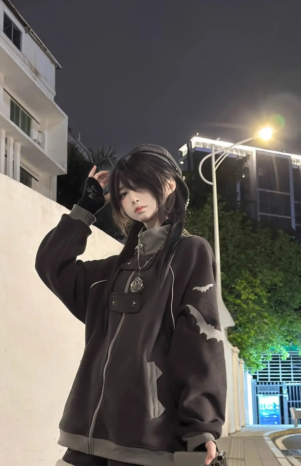 2026 Japanese Subculture Y2k Fleece Hoodie Stand Collar Men Streetwear Women Harajuku Sudaderas Coat Mujer Goth Sweatshirts