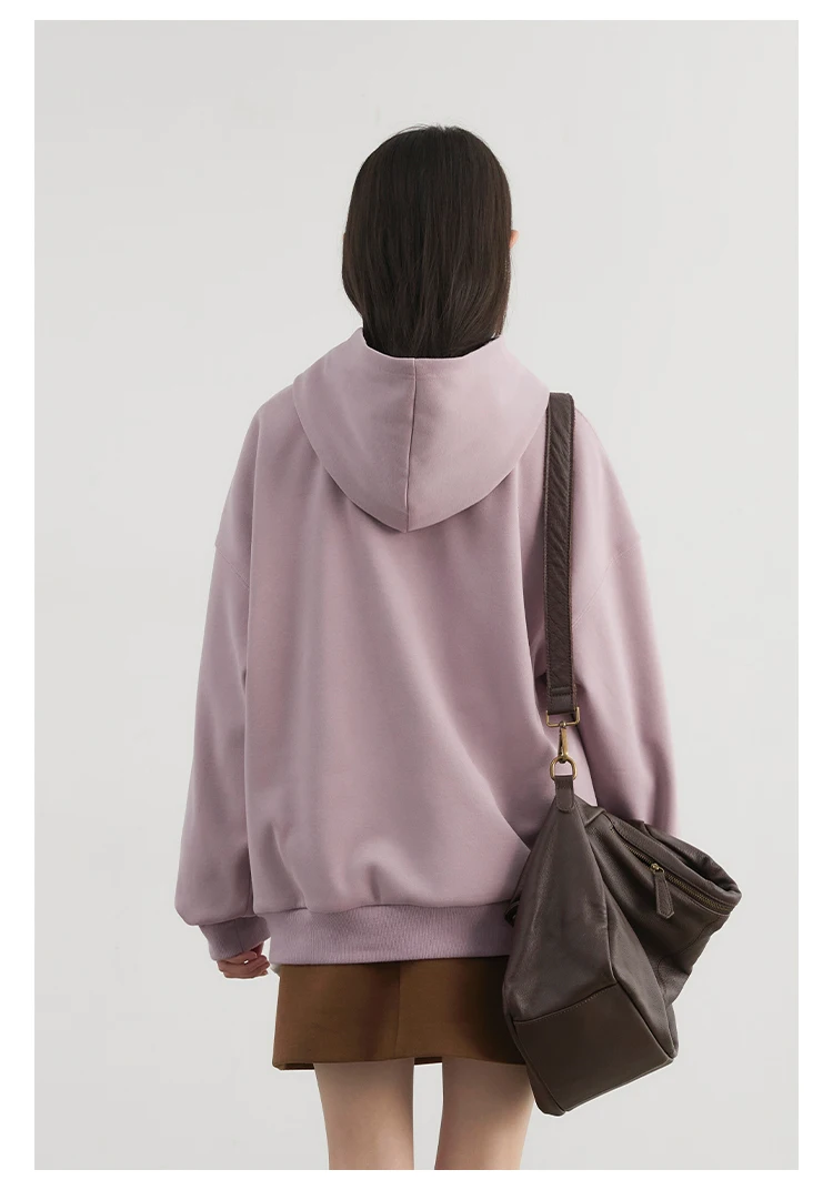 CHIC VEN Women Sweatshirts Loose Casual New Hooded Letter Embroidered Flush Hoodie Female Pullover Woman Top Autumn Winter 2024