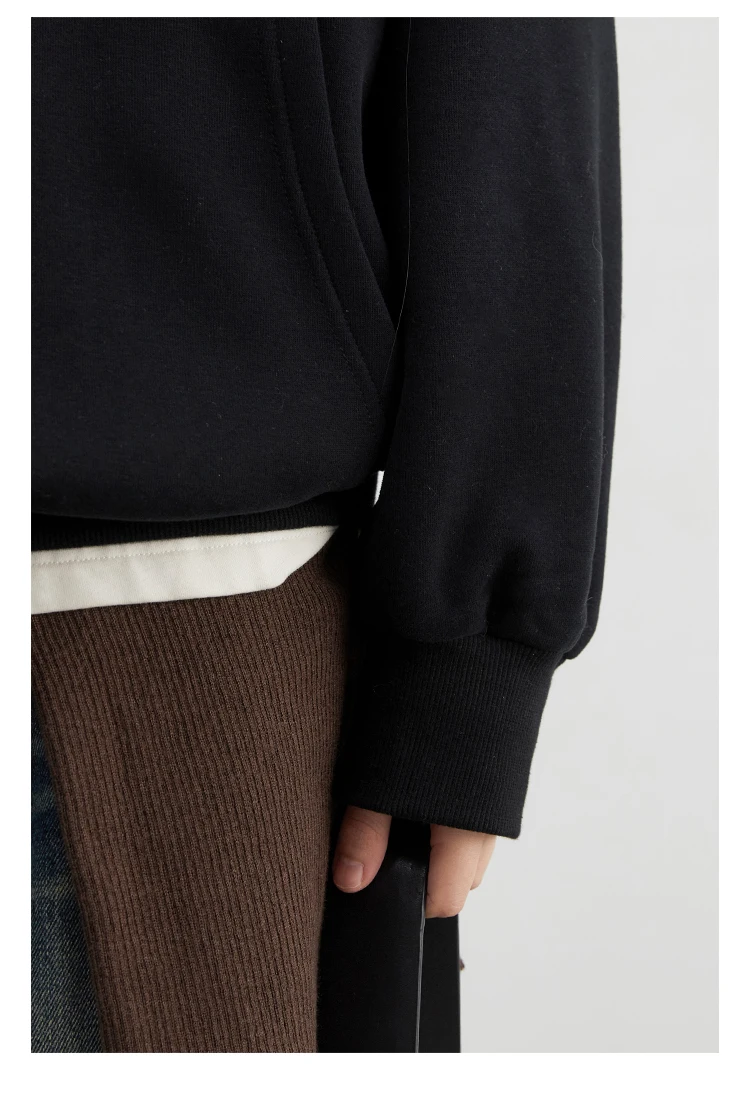 CHIC VEN Women Sweatshirts Loose Casual New Hooded Letter Embroidered Flush Hoodie Female Pullover Woman Top Autumn Winter 2024