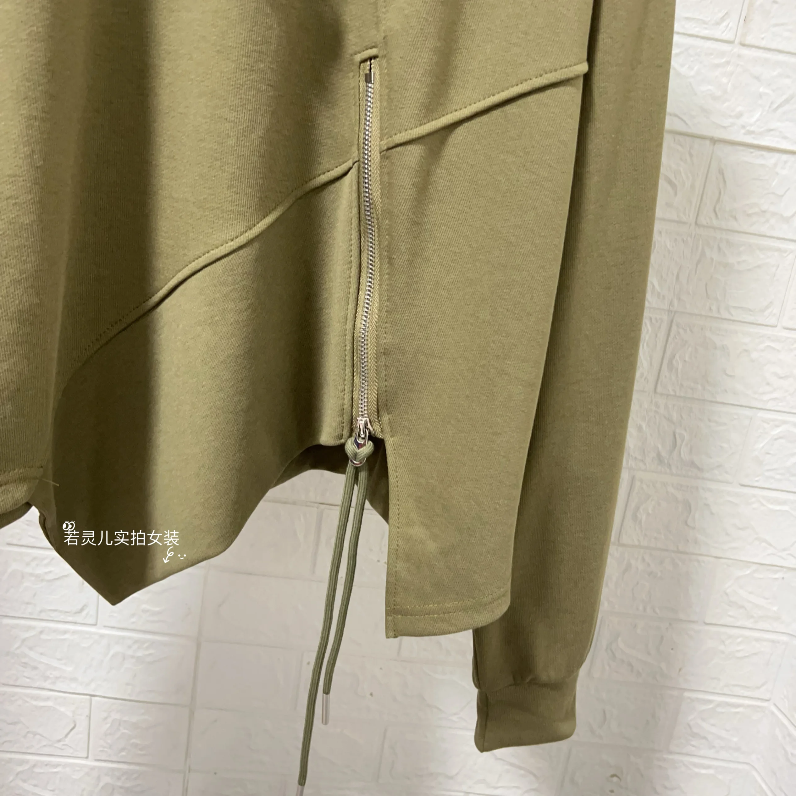 Zipper Sweatshirts Women Fashion White Pullovers Women Clothing Autumn Clothes Women