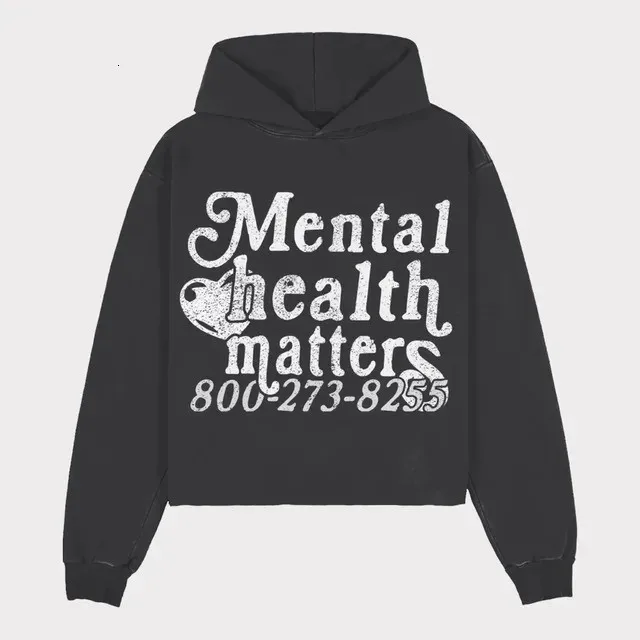In Stock Ready To Ship European American Retro Hip Hop Punk Street Foam Letter Hoodie Fashion Casual Wear