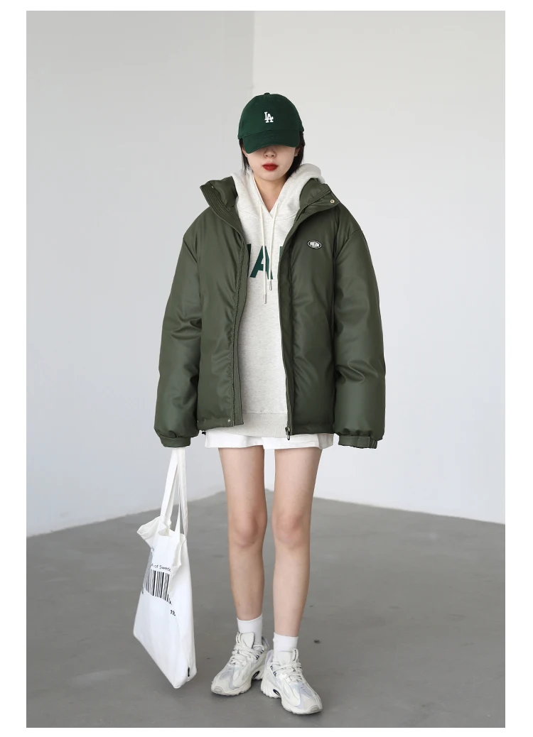 CHIC VEN Women's Pullovers Streetwear Casual Loose Letter Plush Thick Warm Hooded Tops Office Lady Coat Autumn Winter 2025