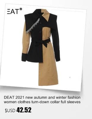 DEAT Fashion Women's Hoodies Turtleneck Irregular Diagonal Zipper Decorate Short Designer Sweatshirt Autumn 2025 New Tide WT051