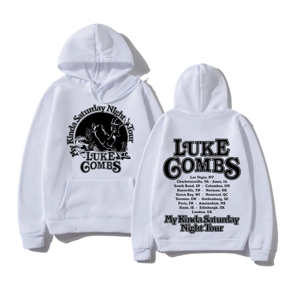 Luke Combs Deer Tour 2026 Hoodie Fashion Women/Men Vintage Aesthetic Hoodies Unisex Autumn Winter Casual Pullover Sweatshirts