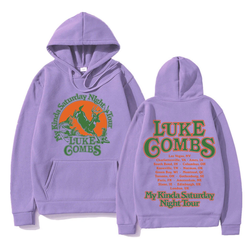 Luke Combs Deer Tour 2026 Hoodie Fashion Women/Men Vintage Aesthetic Hoodies Unisex Autumn Winter Casual Pullover Sweatshirts