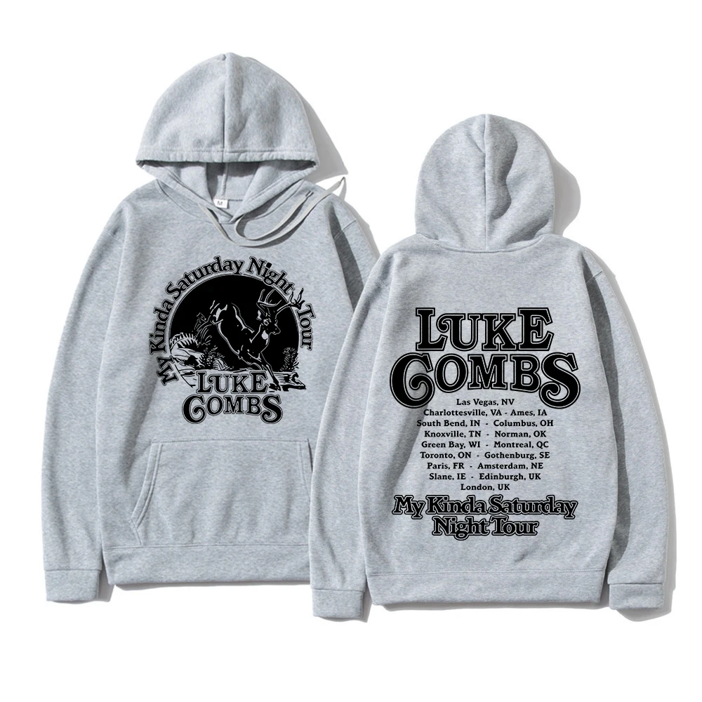 Luke Combs Deer Tour 2026 Hoodie Fashion Women/Men Vintage Aesthetic Hoodies Unisex Autumn Winter Casual Pullover Sweatshirts