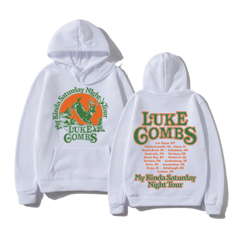 Luke Combs Deer Tour 2026 Hoodie Fashion Women/Men Vintage Aesthetic Hoodies Unisex Autumn Winter Casual Pullover Sweatshirts