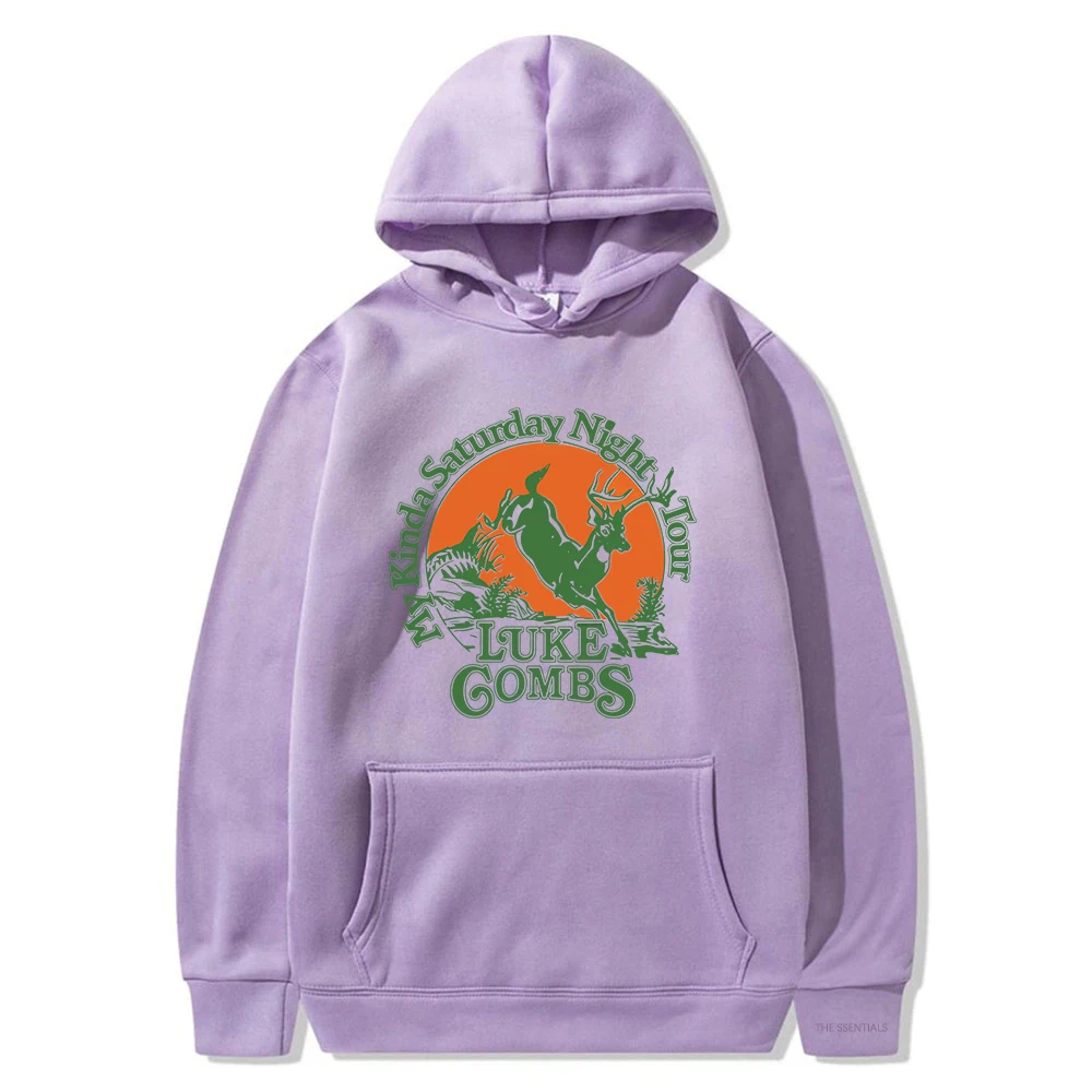 Luke Combs Deer Tour 2026 Hoodie Fashion Women/Men Vintage Aesthetic Hoodies Unisex Autumn Winter Casual Pullover Sweatshirts