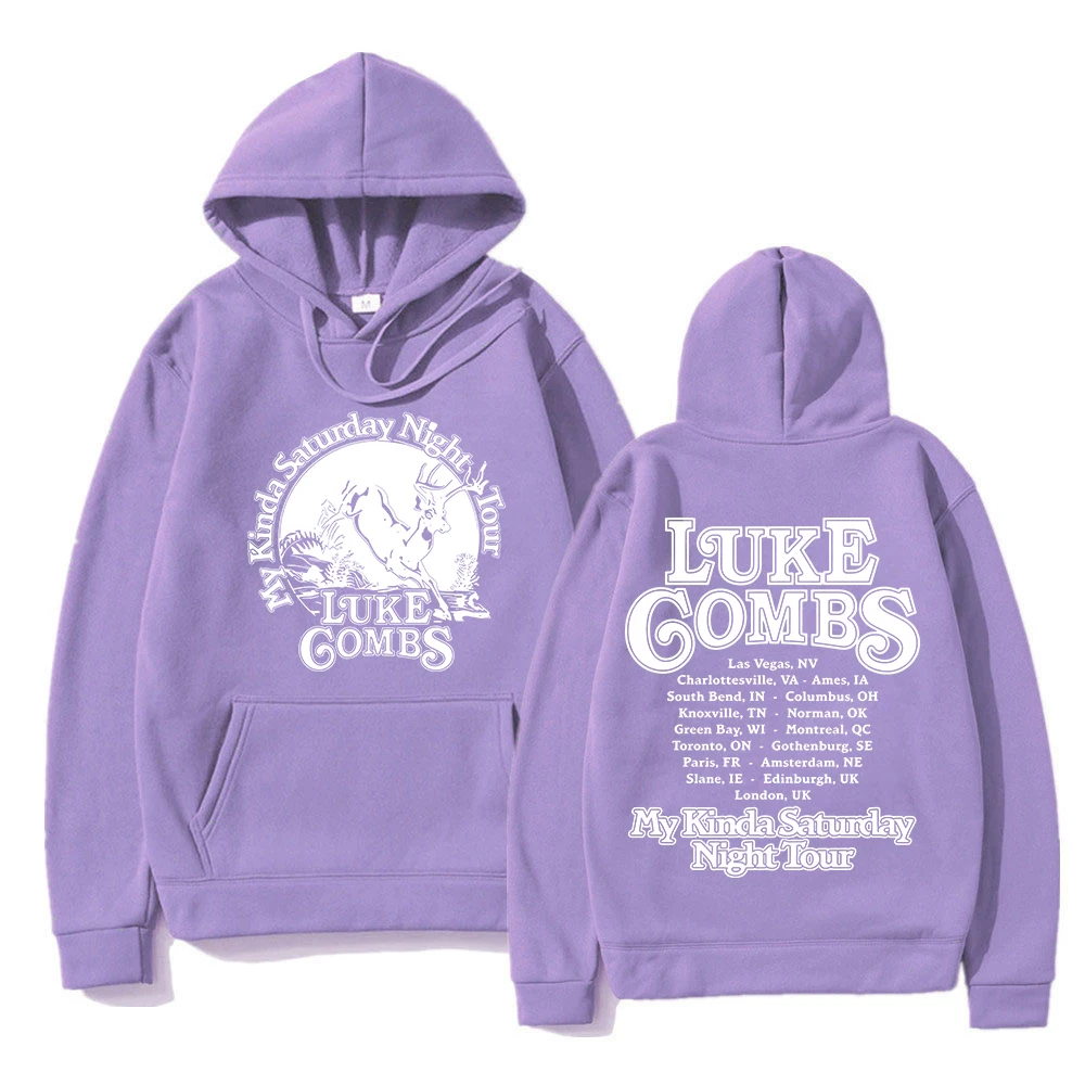 Luke Combs Deer Tour 2026 Hoodie Fashion Women/Men Vintage Aesthetic Hoodies Unisex Autumn Winter Casual Pullover Sweatshirts