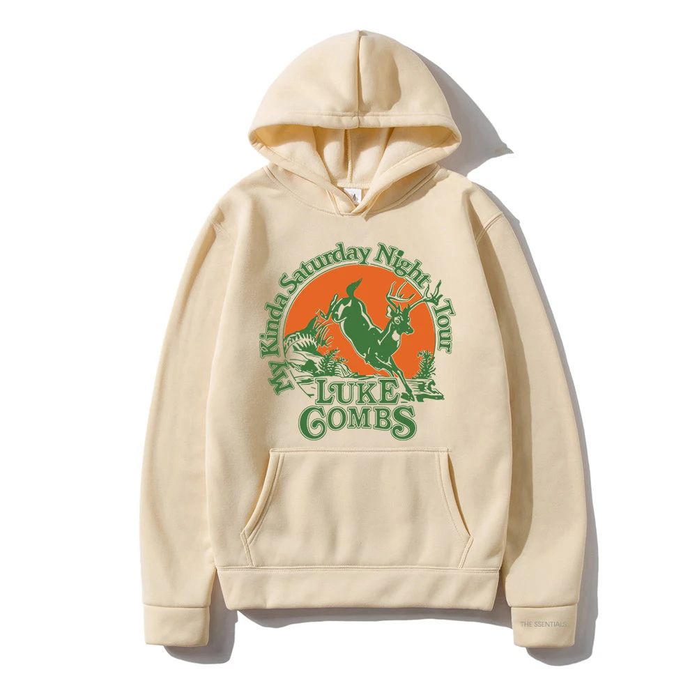 Luke Combs Deer Tour 2026 Hoodie Fashion Women/Men Vintage Aesthetic Hoodies Unisex Autumn Winter Casual Pullover Sweatshirts