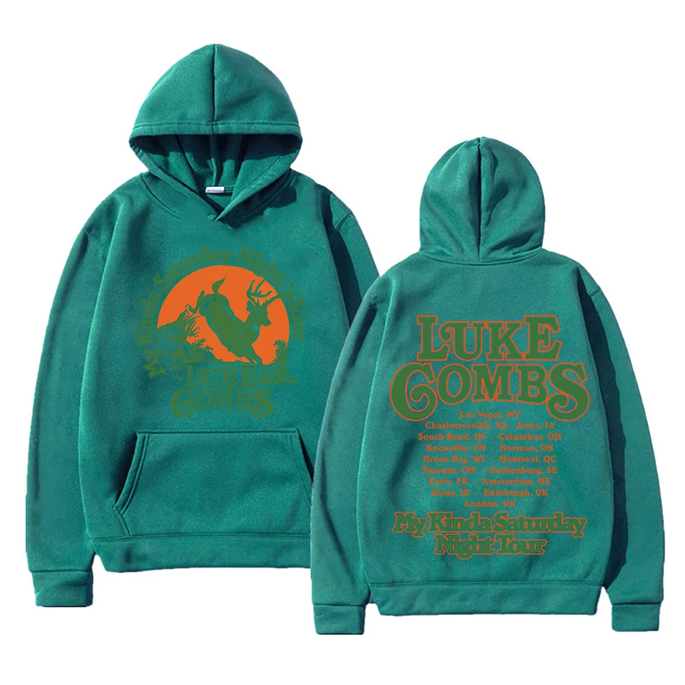 Luke Combs Deer Tour 2026 Hoodie Fashion Women/Men Vintage Aesthetic Hoodies Unisex Autumn Winter Casual Pullover Sweatshirts