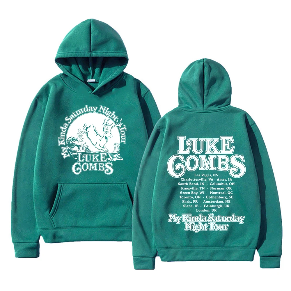 Luke Combs Deer Tour 2026 Hoodie Fashion Women/Men Vintage Aesthetic Hoodies Unisex Autumn Winter Casual Pullover Sweatshirts
