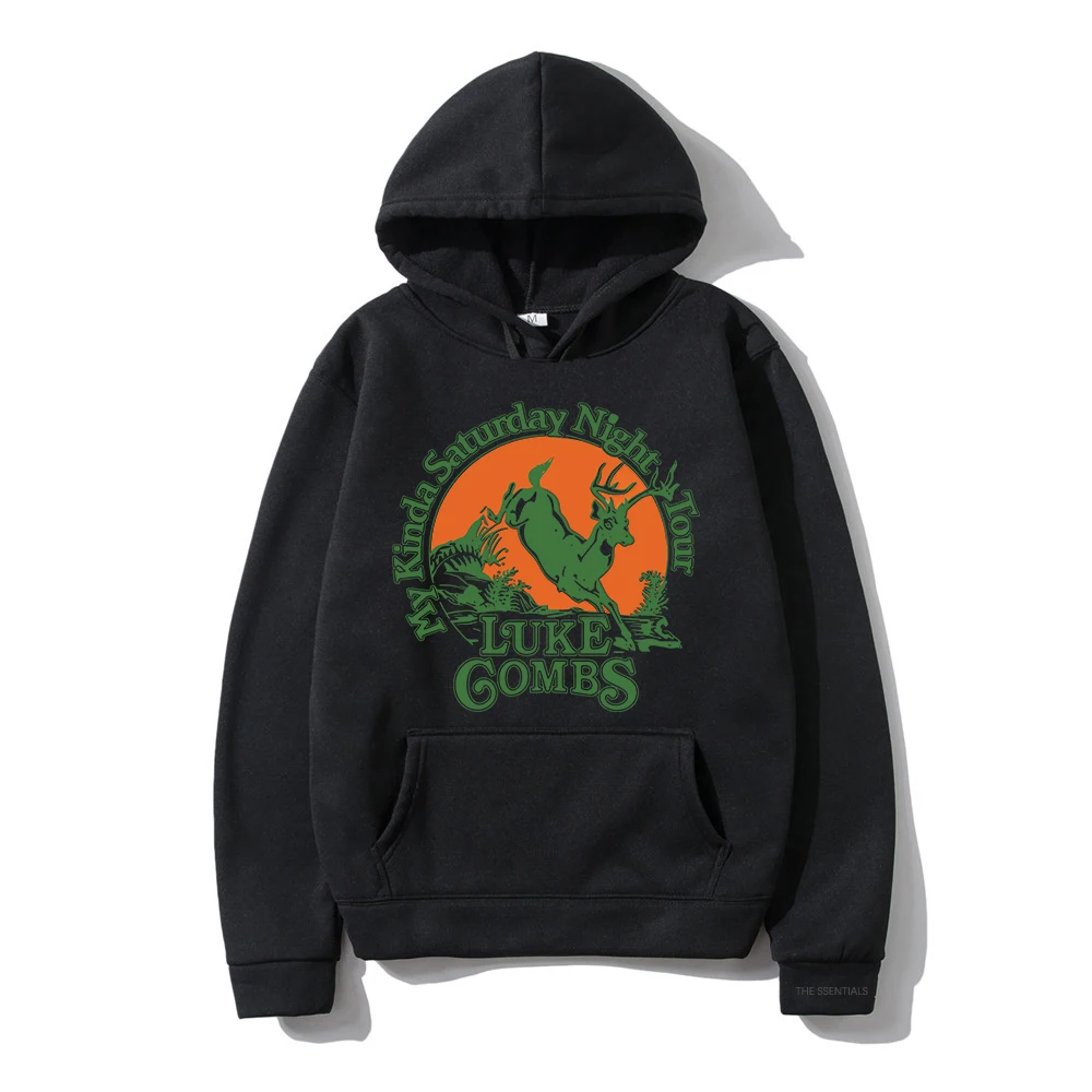 Luke Combs Deer Tour 2026 Hoodie Fashion Women/Men Vintage Aesthetic Hoodies Unisex Autumn Winter Casual Pullover Sweatshirts