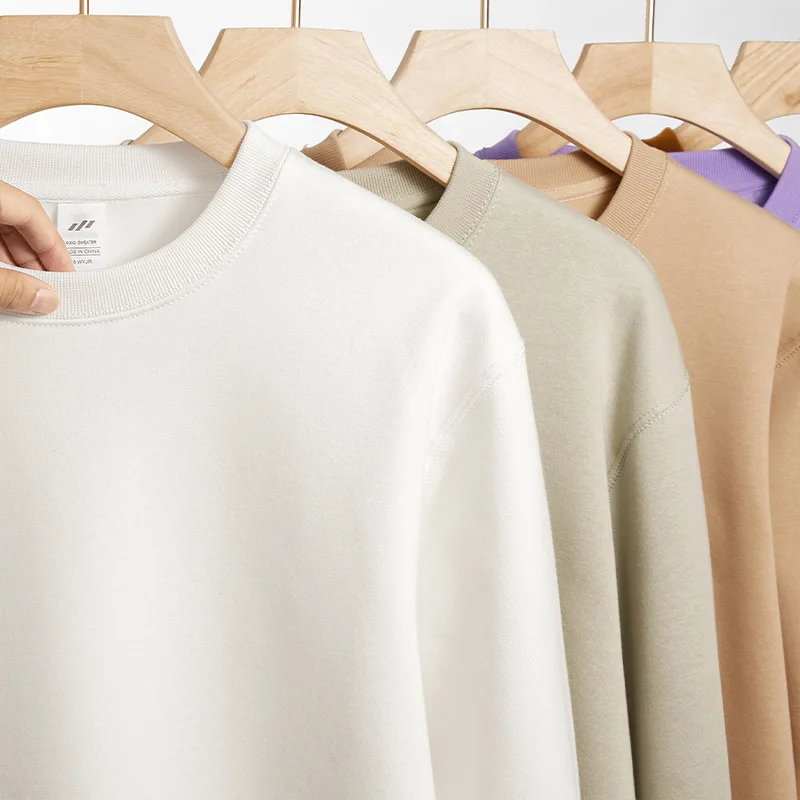 Womens Sweatshirts Thick Warm Long Sleeve Oversize Sweatshirt O-neck Cotton Fleece Autumn Winter Tops Korean Bottoming Shirts