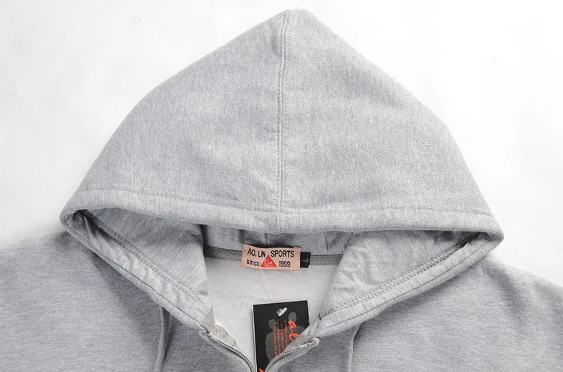 Autumn Winter Fashion Zip-up 95% Cotton Loose Hoody Weatshirt Women And Men Zipper Velvet Long Coat Boyfriend Hooded Blue