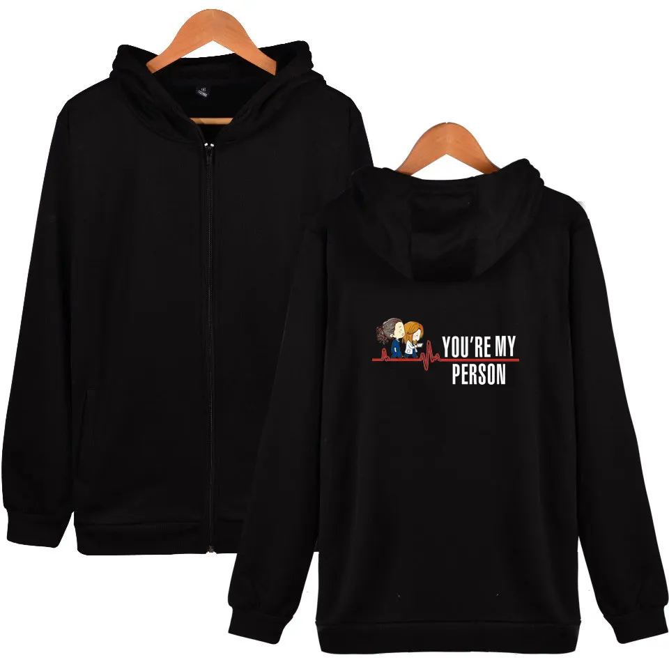 Grey Sloan Memorial Hospital Winter Hoodie Meredith Grey Derek Shepherd Grey's Fleece Warm Jacket Grey's Anatomy Harajuku Coat
