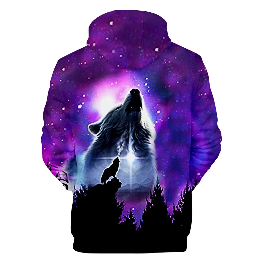 Yin Yang Wolf 3D Printing Men/Women Autumn Winter Tai Chi Wolf Anime Hoodies Sweatshirt Long Sleeve Hoodie Harajuku Cartoon Tops