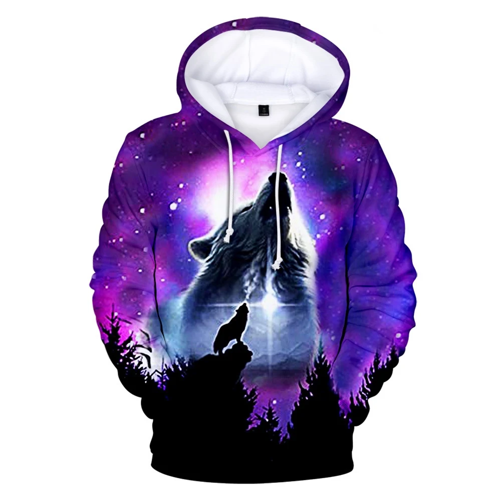Yin Yang Wolf 3D Printing Men/Women Autumn Winter Tai Chi Wolf Anime Hoodies Sweatshirt Long Sleeve Hoodie Harajuku Cartoon Tops