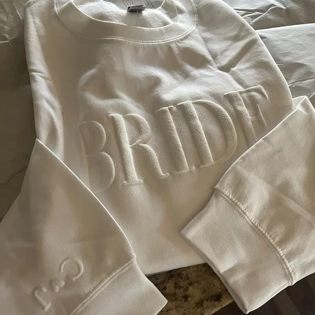 Custom Puff Print t shirt Sweatshirts Future Mrs Sweatshirts Unique Bridal Shower Gift Wedding Gifts