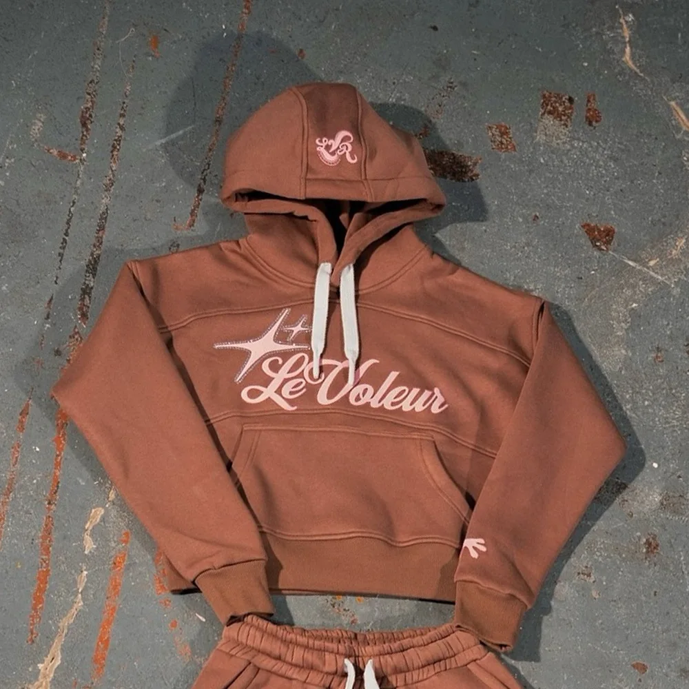 Autumn and winter fashion brand letter printed loose sweatshirt Y2K hip-hop street wear men's and women's pullover casual tops