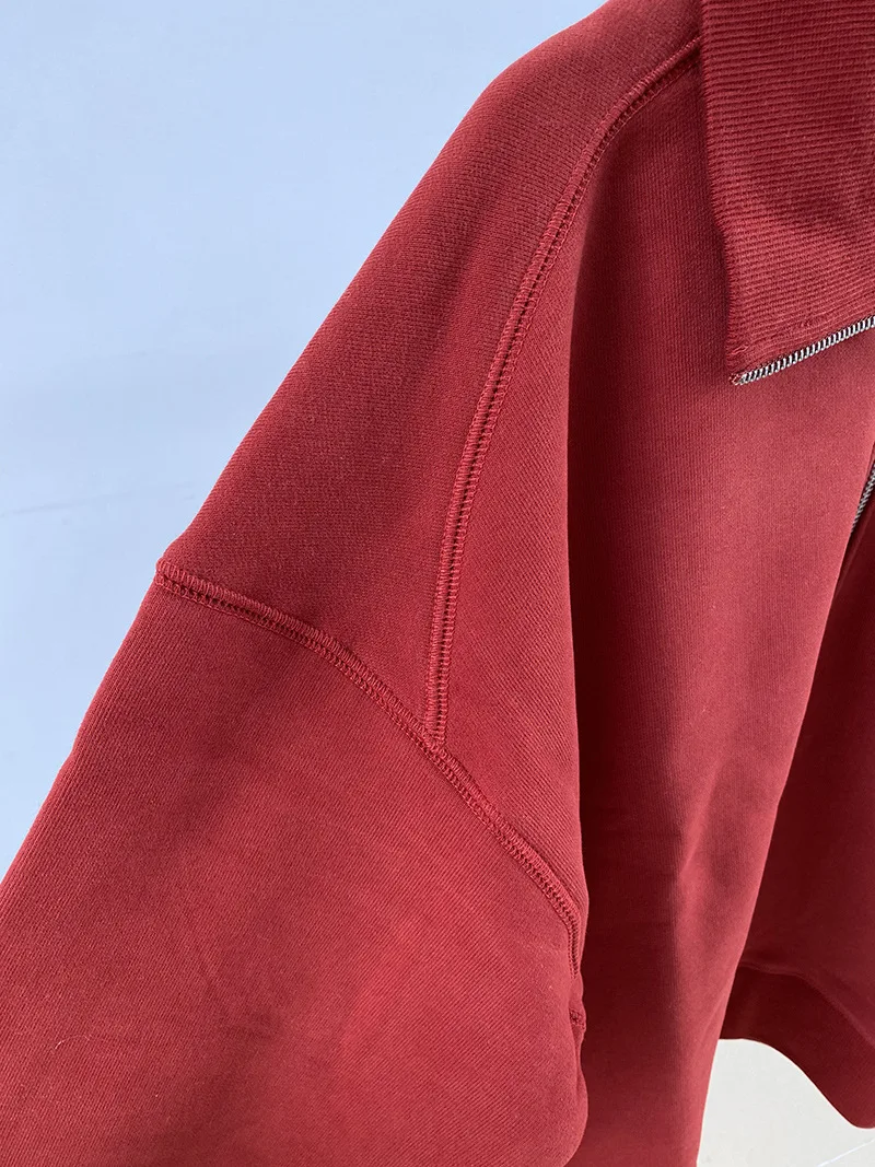 gray sweatshirts long Sleeve zipper autumn winter stand collar Sweatshirt women casual sweater female new