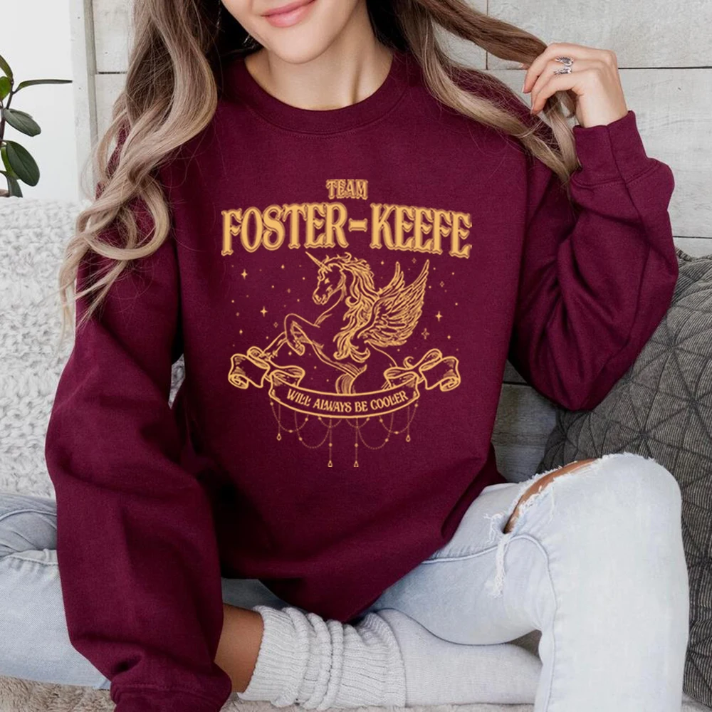 Team Foster-keefe Sweatshirt Foxfire Academy Shirt Lost Cities Keeper Hoodie Keeper of The Lost Cities Symbols Kotlc Sweatshirt