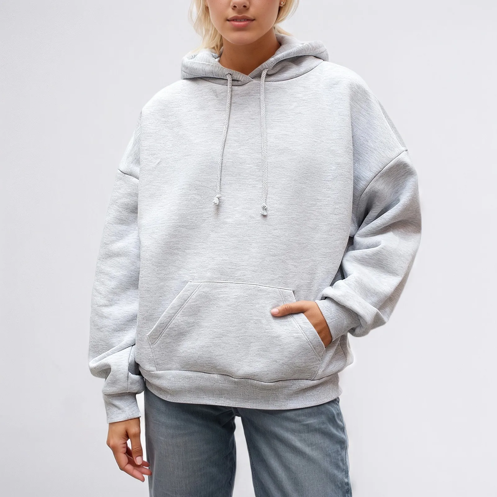 2026 Glitter Angel Wings Hoodie Women's Street Loose Long Sleeve White Pullover Fashionable 2000 Harajuku Casual Sweatshirt