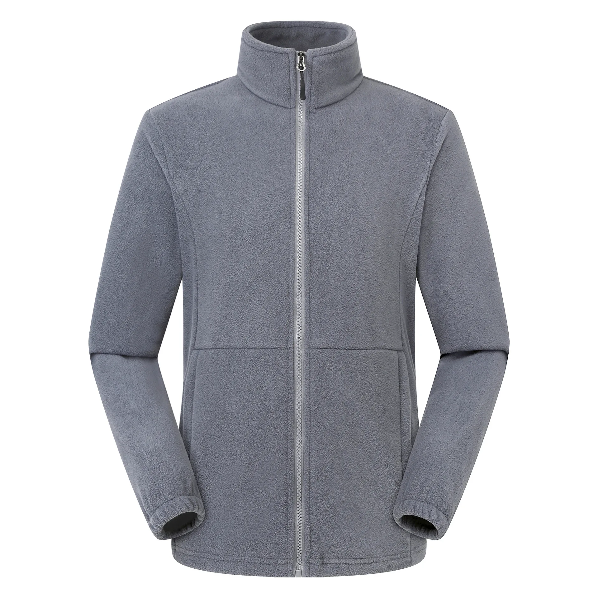 2024 Autumn Winter New Warm Women Fleece Sweatshirts Solid Color Ladies Outdoor Running Style Polar Fleece Zipper Coat Clothes
