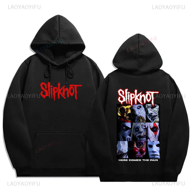 Men's New Style Slipknots Music Logo Metal Rock Band Women Men Hoodie Sweatshirts Novelty Trend Clothes Hoody Winter Pullovers