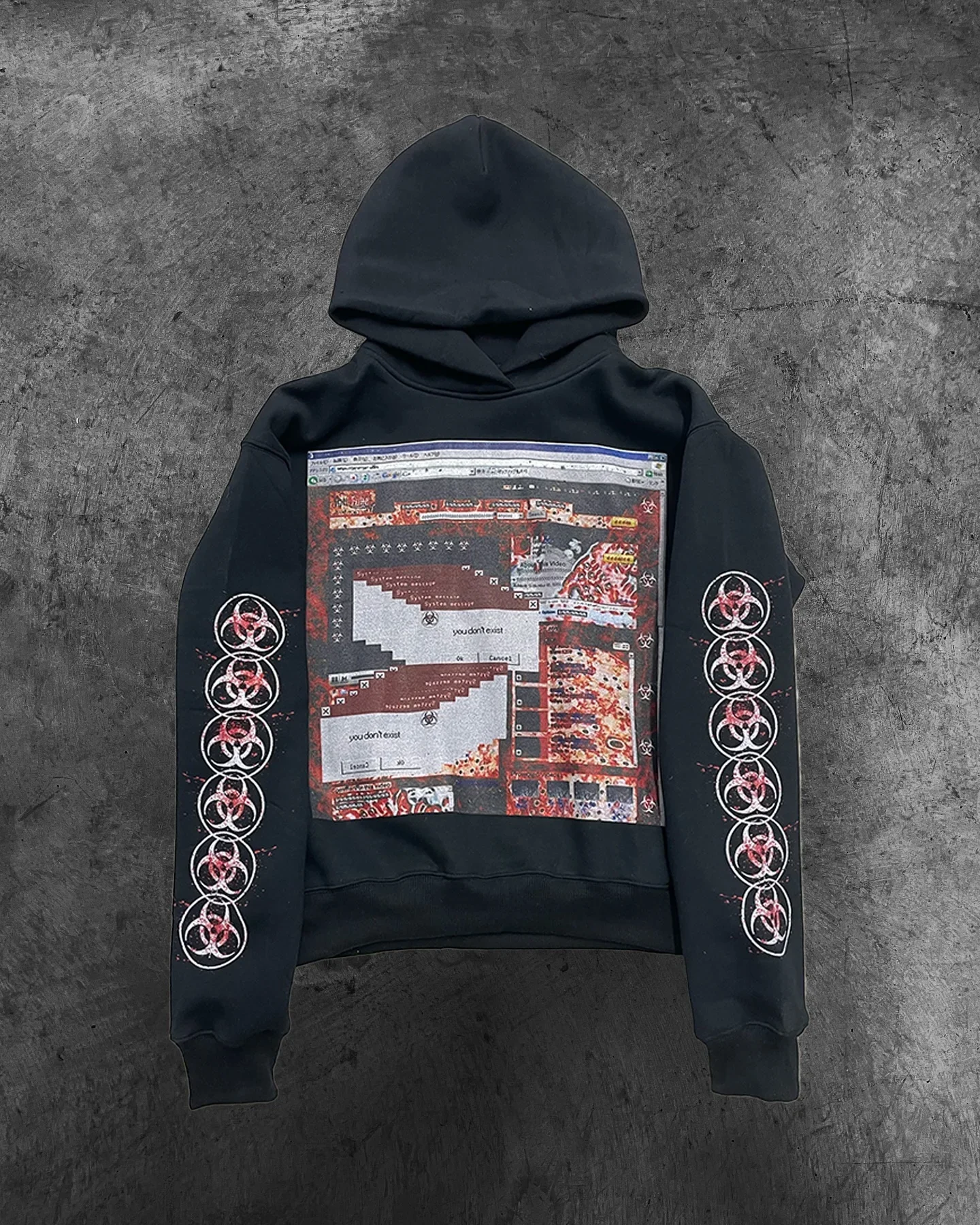 Y2k Casual Popular Print Hoodies Women Grunge Streetwear Harajuku Sweatshirt Tops Goth Oversized Hoodie Gothic Clothes