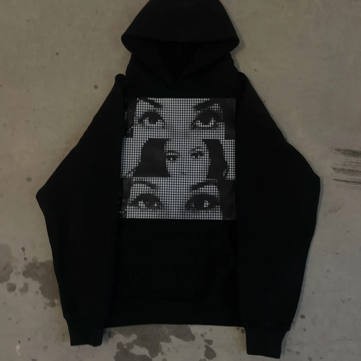 Y2k Casual Popular Print Hoodies Women Grunge Streetwear Harajuku Sweatshirt Tops Goth Oversized Hoodie Gothic Clothes