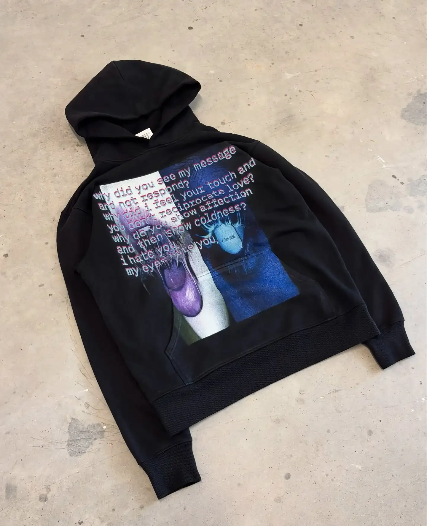 Y2k Casual Popular Print Hoodies Women Grunge Streetwear Harajuku Sweatshirt Tops Goth Oversized Hoodie Gothic Clothes