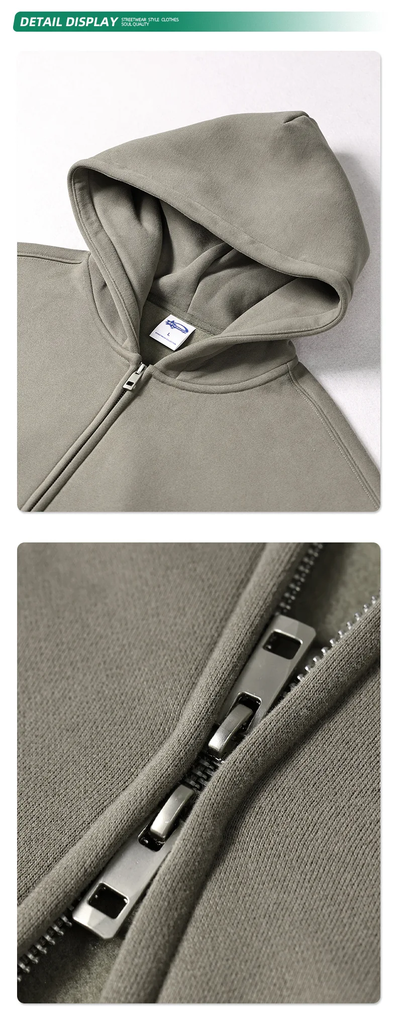Custom LOGO autumn and winter new product velvet thickened 350g high-quality zipper sweater trousers men and women couple suit