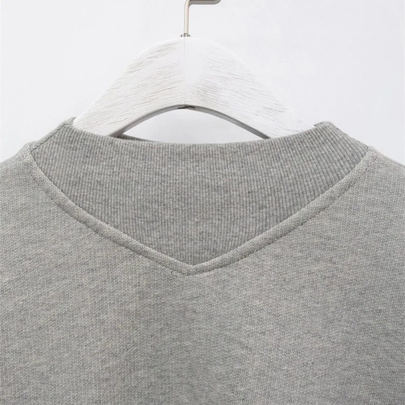 Fashion Waist Cinched Cropped Sweatshirts Women Autumn Harajuku Casual Oversized Pullover Lady Gray Long Sleeve Crewneck Hoodies