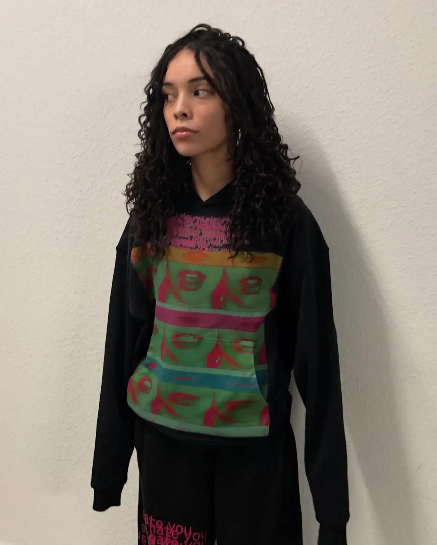 Vintage Embroidery Print Hoodies Women Grunge Sweatshirt Tops Streetwear Harajuku Gothic Y2k Style Hoodie Women Clothing