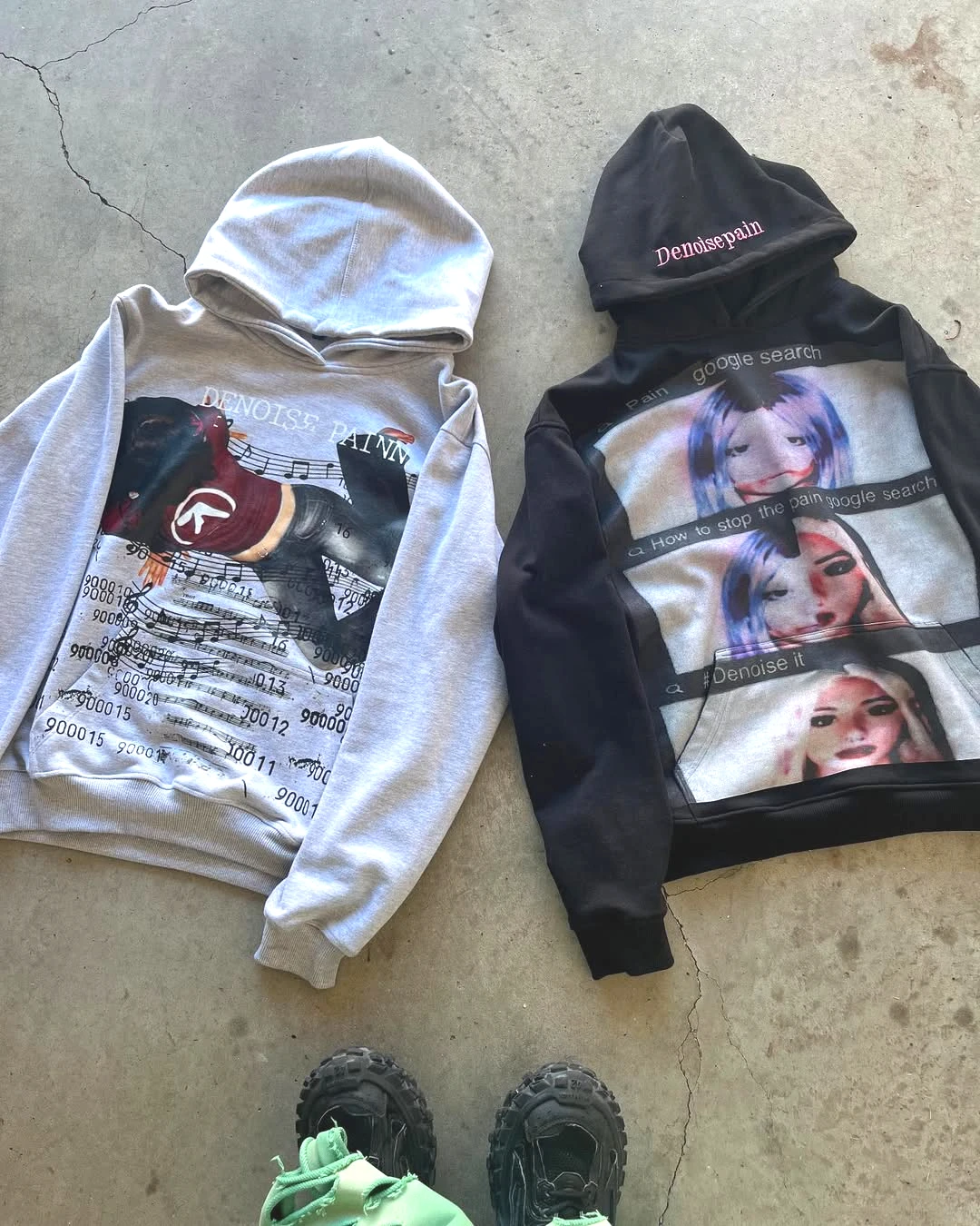 Vintage Embroidery Print Hoodies Women Grunge Sweatshirt Tops Streetwear Harajuku Gothic Y2k Style Hoodie Women Clothing