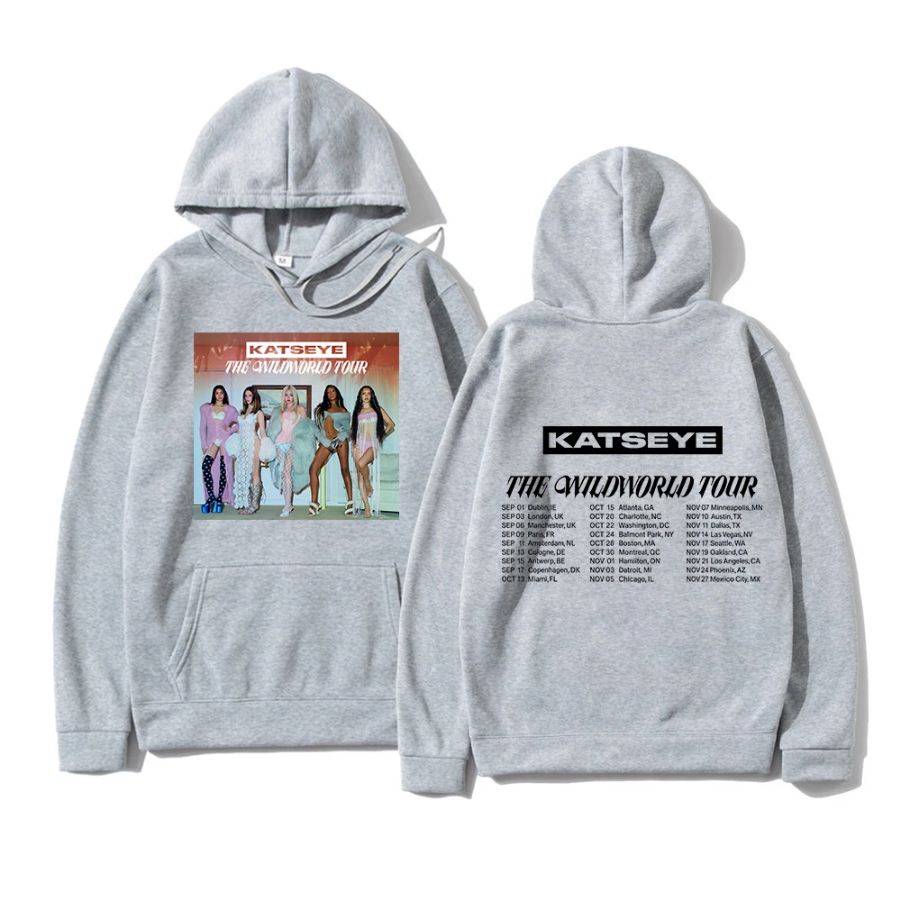 KATSEYE THE WILDWORLD TOUR 2026 Hoodie PINKY UP 2 Album Women Hoodie Autumn Winter Clothes Vintage Sweatshirt for Fans Gifts